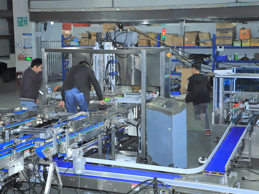 全自動(dòng)食品包裝流水線